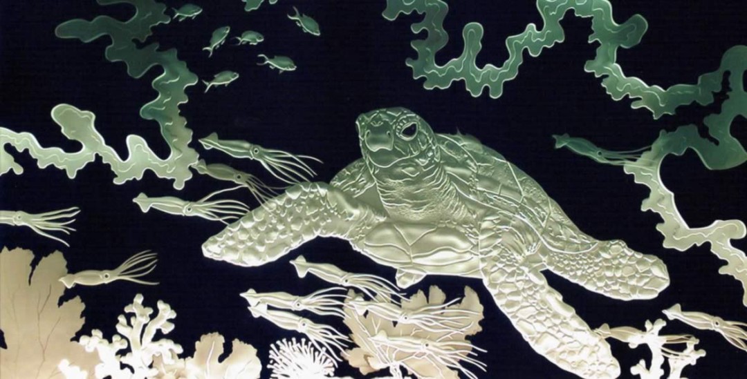 Architectural Etched Glass and Metal Works by Jay Curtis